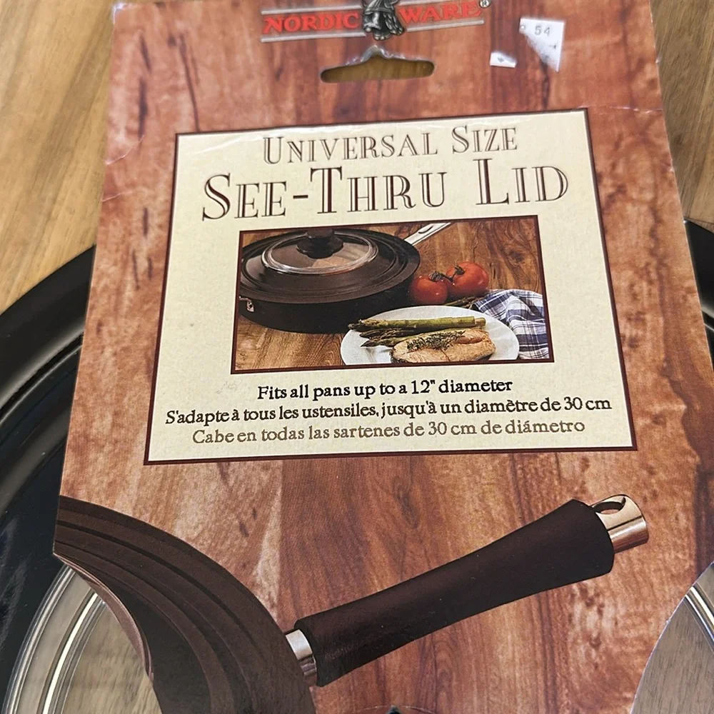 NORDIC WARE universal size see thru lid